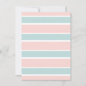 Invitation Bébé rose bleu Taco Bout Un Baby shower bébé (Dos)