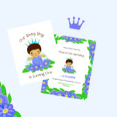 Invitation Bébé royal garçon