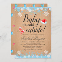 Bébé Rustique Son Baby shower De Vacances Froid À 