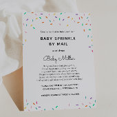 Invitation Bébé saupoudré par courrier