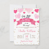 Invitation Bébé Shower de la Saint-Valentin Notre Petit Chou (Devant)