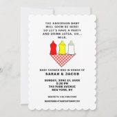 Invitation Bébé Shower pour couples (Devant)