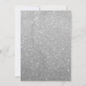 Invitation Bébé son argent extérieur froid et baby shower (Dos)