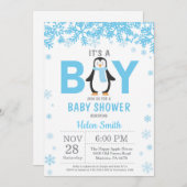 Invitation Bébé son Baby shower de bébé à l'extérieur du ping (Devant / Derrière)