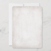 Invitation Bébé son froid à l'extérieur Baby shower Invitatio (Dos)