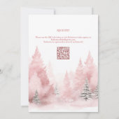 Invitation Bébé son froid à l'extérieur Baby shower rose hive (Dos)