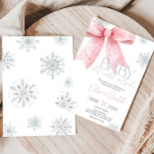 Invitation Bébé son froid à l'extérieur de Baby shower de la 