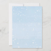 Invitation Bébé son froid à l'extérieur de la douche moderne  (Dos)