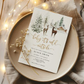 Invitation Bébé son froid à l'extérieur du baby shower de cer