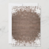 Invitation Bébé son froid à l'extérieur du Baby shower de flo (Dos)