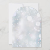 Invitation Bébé son froid à l'extérieur du Baby shower de nei (Dos)