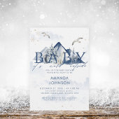 Invitation Bébé son froid à l'extérieur du Baby shower des an