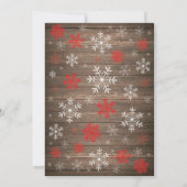 Invitation Bébé son froid à l'extérieur du Baby shower d'hive (Dos)