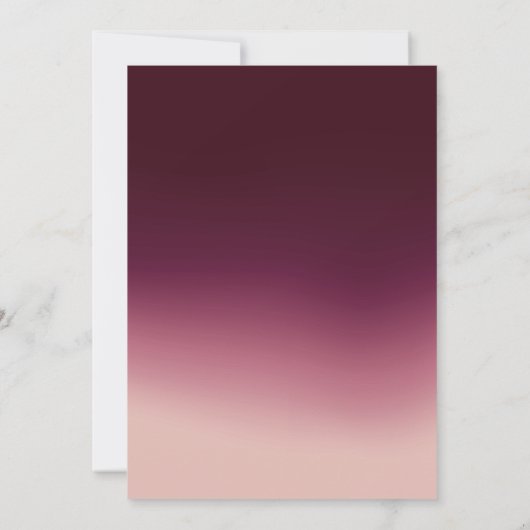 Invitation Bébé souffle & Inséparables Vin Fête des mariées r (Dos)