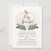 Invitation Bébé Sprinkle Fall Baby shower Citrouille (Devant)
