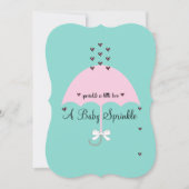 Invitation Bébé Sprinkle Petit Amour Douche Bébé Reveal Party (Devant)