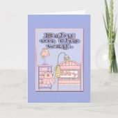 Invitation Bébé sur le chemin (Devant)