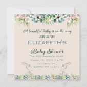 Invitation Bébé sur le chemin Baby shower (Devant)