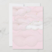 Invitation Bébé sur le chemin ours en peluche et Baby shower  (Dos)