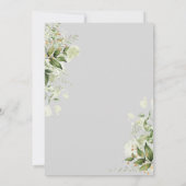 Invitation Bébé Swan Princesse Baby shower fille (Dos)