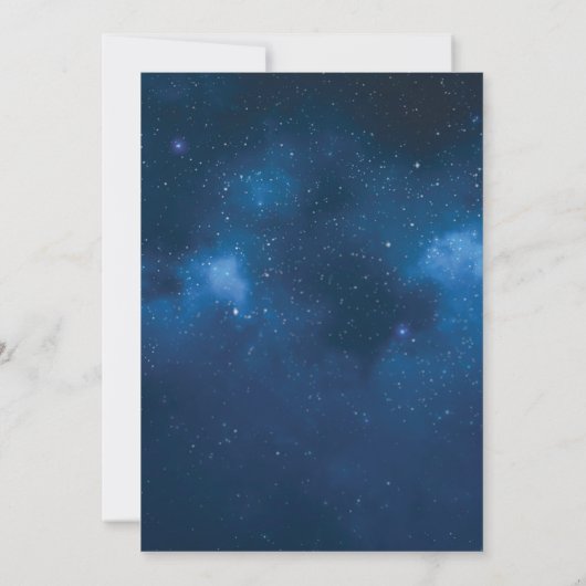 Invitation BÉBÉ teddye Ours Twinkle Twinkle Little star (Dos)