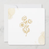 Invitation Bébé - Timbre Mignon (Dos)