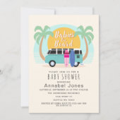 Invitation Bébés à bord du Baby shower Van Twins (Devant)