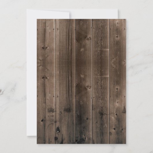 Invitation Bébé's Breath Mason Jar & bougies Mariage rustique (Dos)