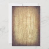 Invitation Bébé's Breath Mason Jar Rustic Barn Baby shower (Dos)