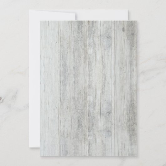 Invitation Bébé's Breath Mason Jar Rustic Grange fête d'anniv (Dos)