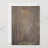 Invitation Bébé's Breath Rustic Lantern Pays Anniversaire (Dos)