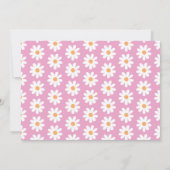 Invitation Bee Anniversaire Photo Party Pink Daisy Two 2 (Dos)