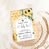 Invitation Bee Baby Honey Bee Genre Reveal