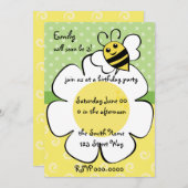 Invitation Bee et Daisy (Devant / Derrière)