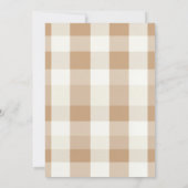 Invitation Bee Fleur sauvage Wild ONE Butterfly Garden Party (Dos)