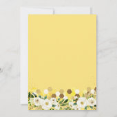 Invitation Bee Greenery Or Baby shower neutre genre (Dos)