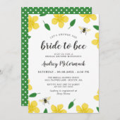 Invitation Bees & Beurtasses Doucher la mariée à l'abeille (Devant / Derrière)