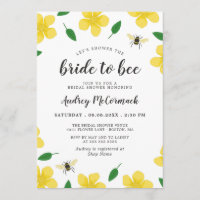 Bees & Beurtasses Doucher la mariée à l'abeille