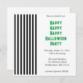 Invitation Beetlejus (Devant / Derrière)