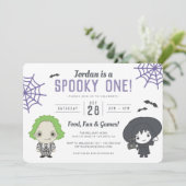 Invitation Beetlejus | Éffrayant un premier anniversaire (Debout devant)