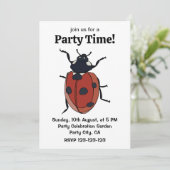 Invitation Beetles Insectes Ladybug Beetles (Debout devant)