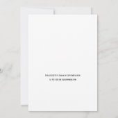 Invitation Beige Neutral Floral Wedding (Dos)