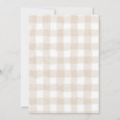 Invitation Beige White Bear-y Cute Twins Bear Baby Shower (Dos)