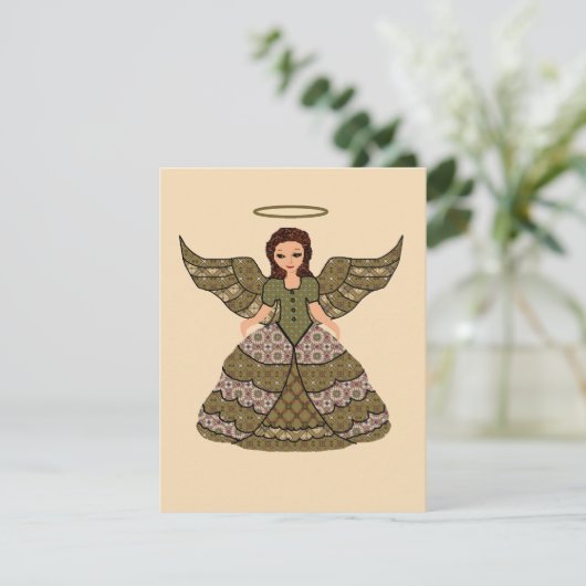 Invitation Bel ange de Patchwork (Debout devant)