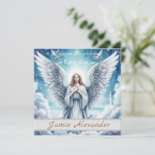 Invitation Bel Ange Gardien Blanc (Debout devant)