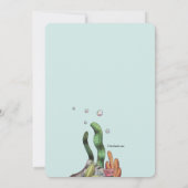 Invitation Bel anniversaire de sirène (Dos)