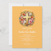 Invitation Bel baptême de Pâques (Devant)