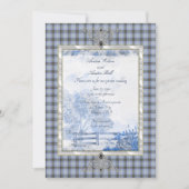 Invitation Bell des frontières Tartan (Devant)