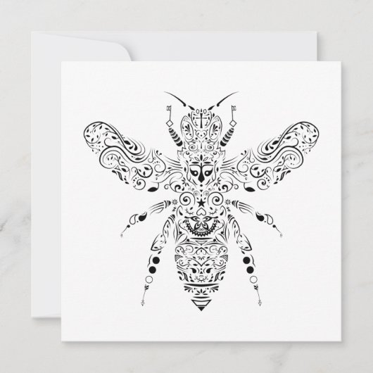 Invitation belle abeille (Devant)