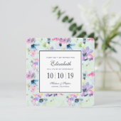 Invitation Belle Aquarelle Florale Pastel - Bridesmaid (Debout devant)